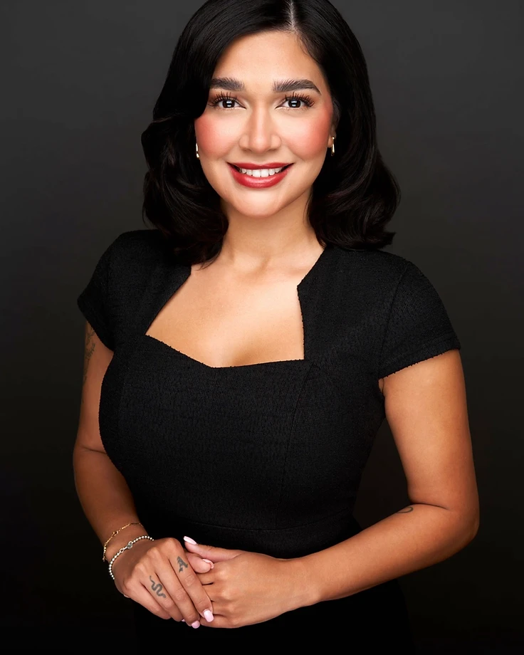 Anabel Galvan in a Southern California home