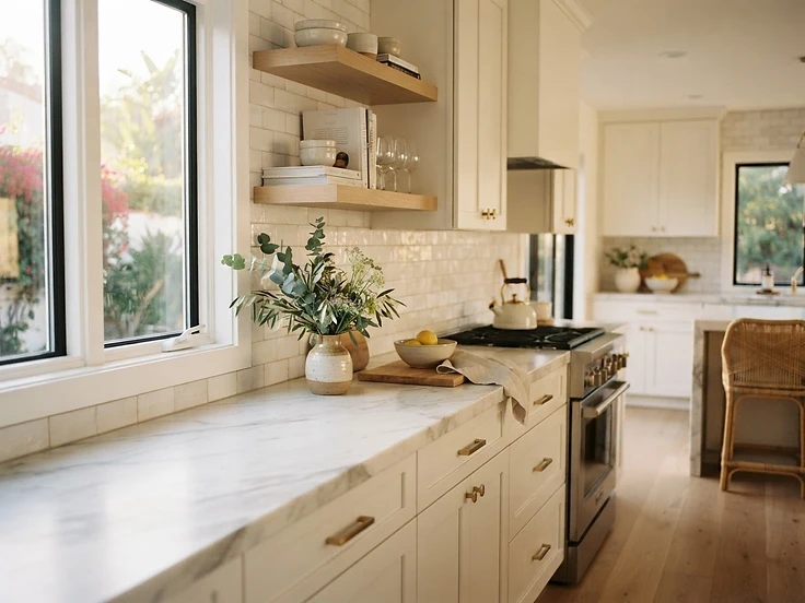 A bright Southern California kitchen
