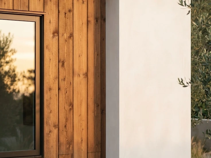 Architectural detail of a Southern California home