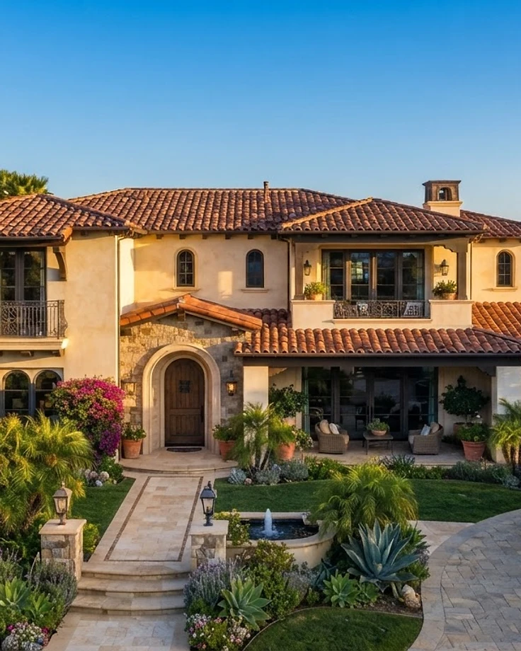 A Mediterranean-style San Diego home