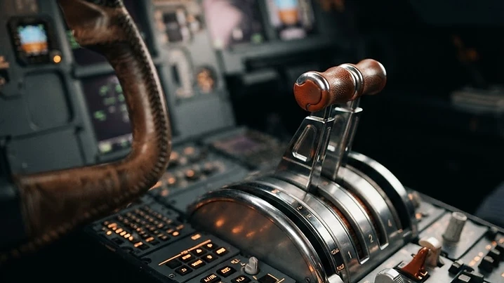 The multi-engine throttle quadrant you will master on the CPL track.