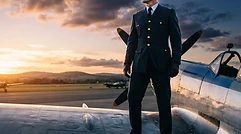 Student at the controls