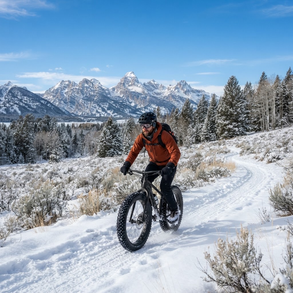 Winter Fat Biking in Jackson Hole