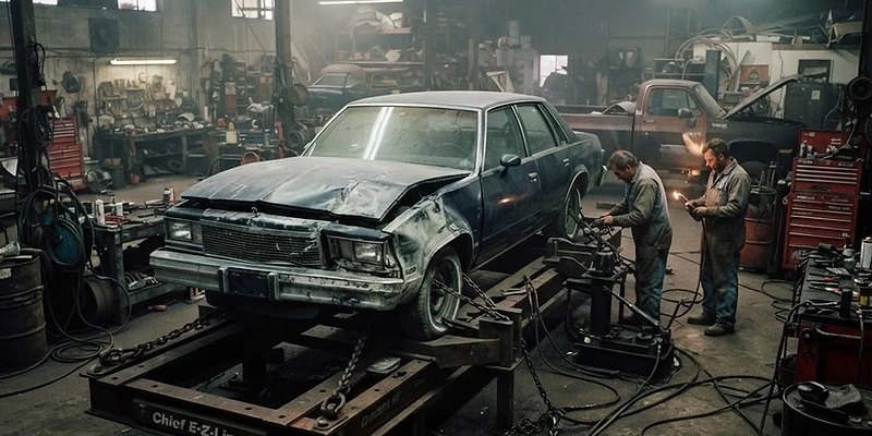 The Frame Machine: Straightening Steel in the Unibody Era