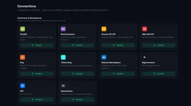 Dropship Central template preview