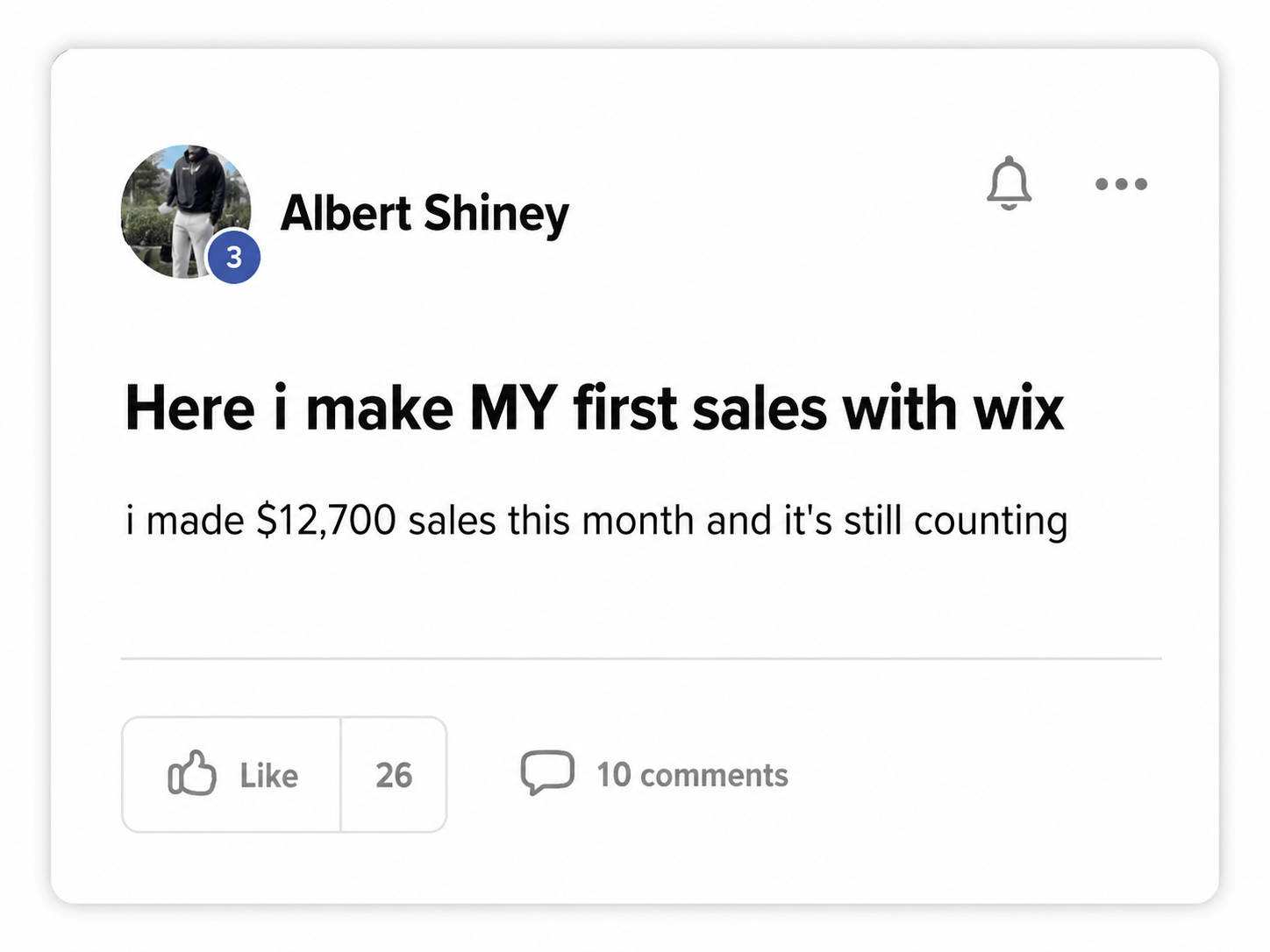 Albert Shiney Wix result