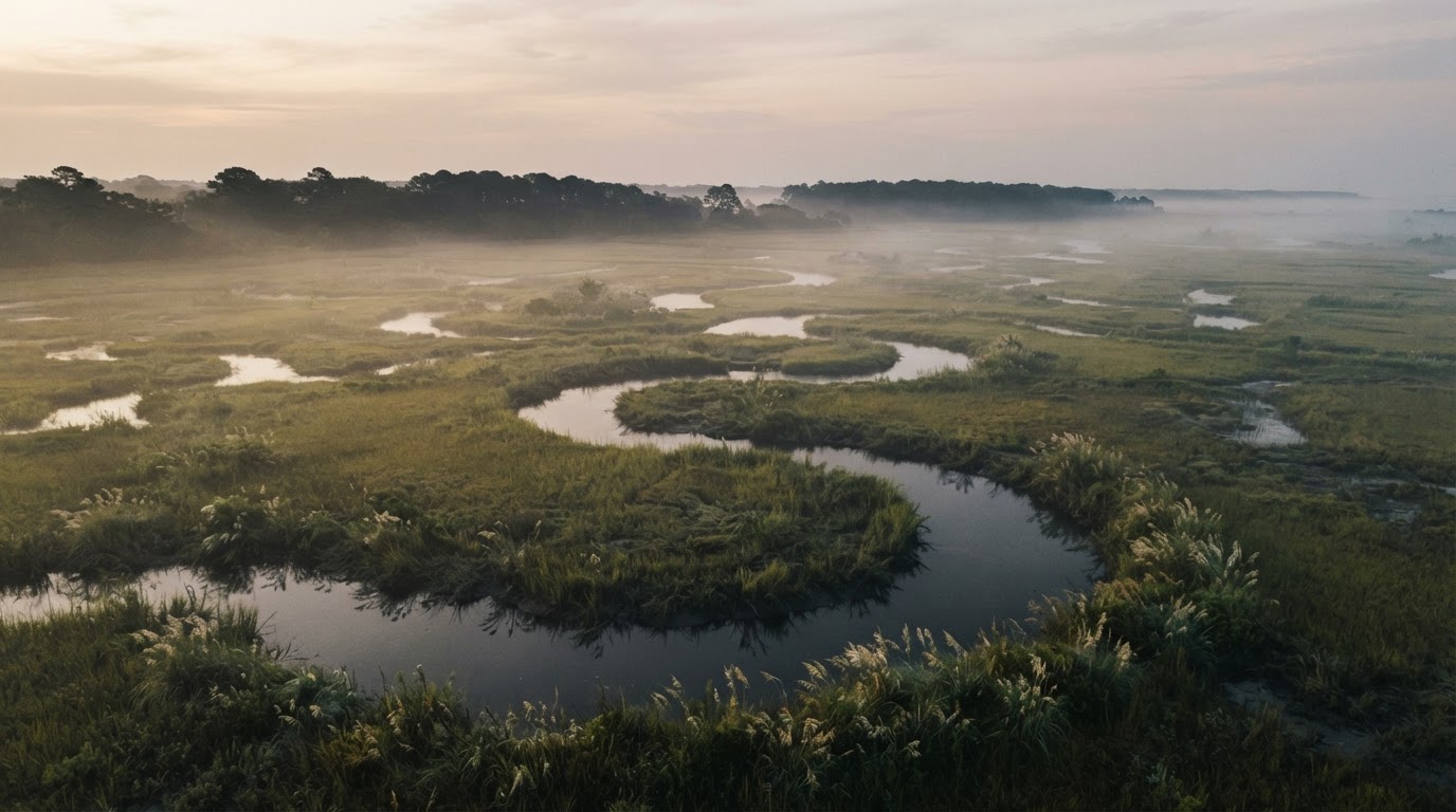 Golden Isles salt marshes and waterways of coastal Georgia