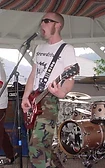 The Frontier Bastards live on the gazebo stage