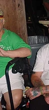 Norma Jean White and Jesco White seated together at JescoFest 2006