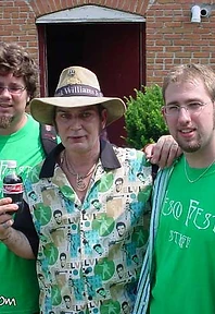 The Nephew, Jesco White and The Brother together outdoors