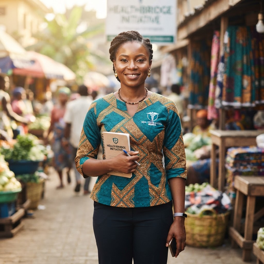 A confident woman entrepreneur