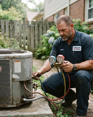 HVAC service call