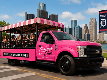 The Cabana Club open-air truck in Detroit