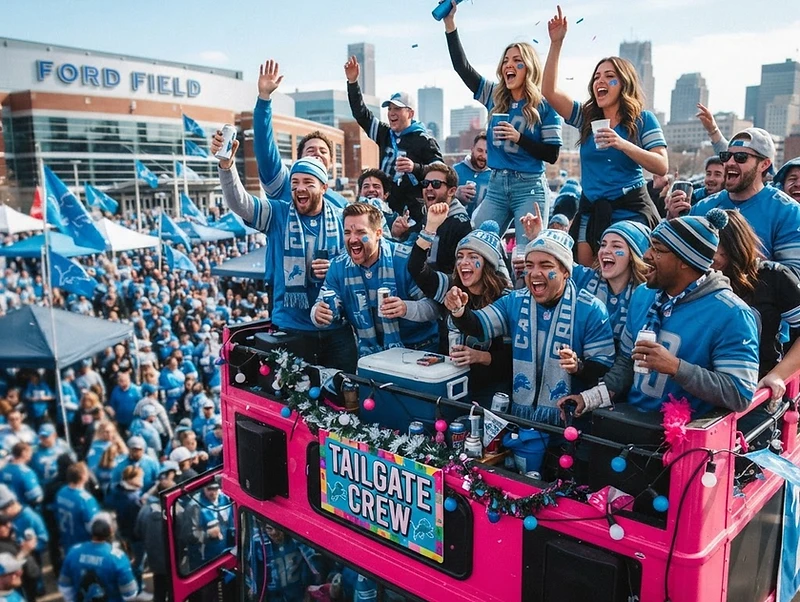 Tailgate Detroit on game day