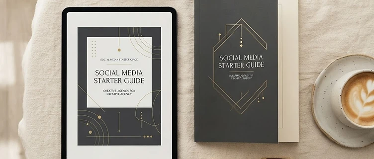 Social Media Starter Guide — product mockup