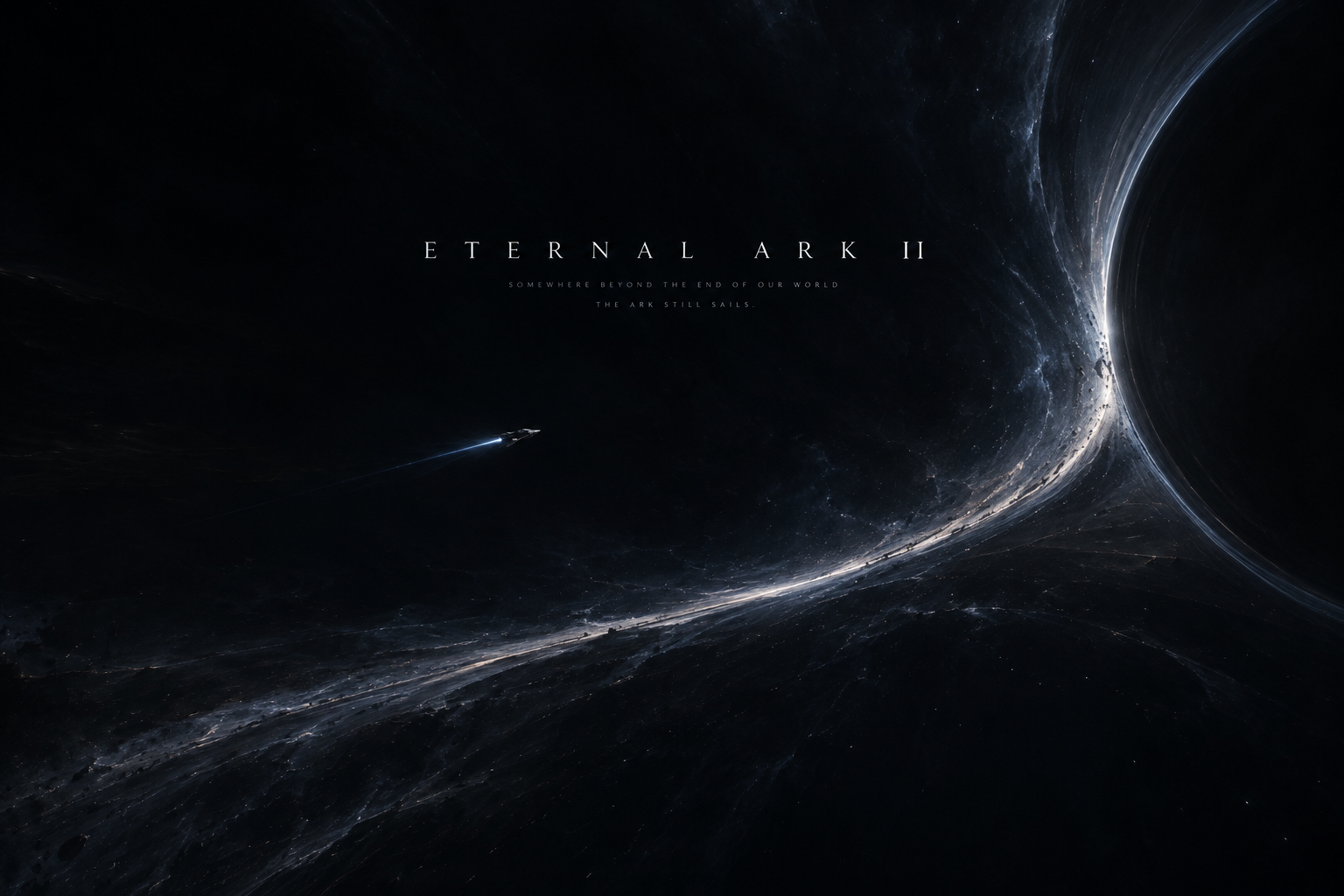Eternal Ark II — somewhere beyond the end of our world, the Ark still sails