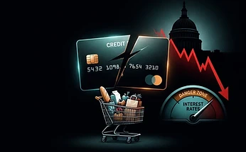 Forensic illustration of a Buy Now Pay Later subprime lender facing political scrutiny over high interest rates