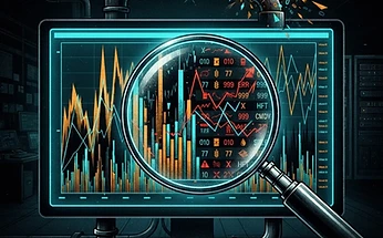Forensic illustration of a commodities exchange trading volume and open interest manipulation scandal