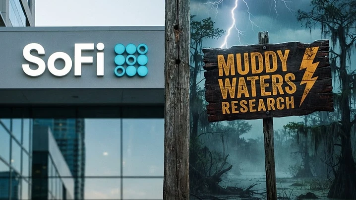 Muddy Waters Takes Aim at SoFi’s $312M Accounting 'Magic'