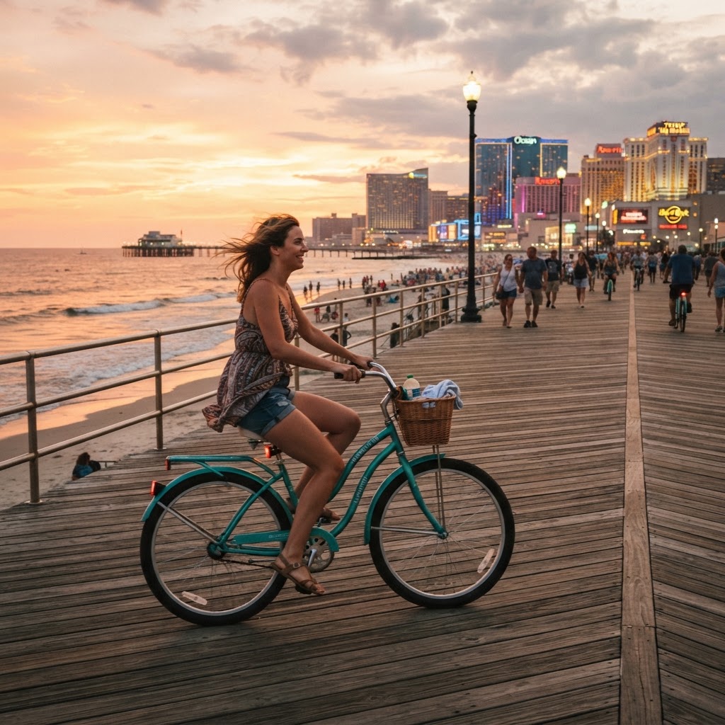 The Ultimate Guide to Cycling the Atlantic City Boardwalk