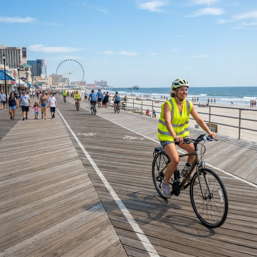 Bike Safety on the Jersey Shore: Helmets, Lights, and More