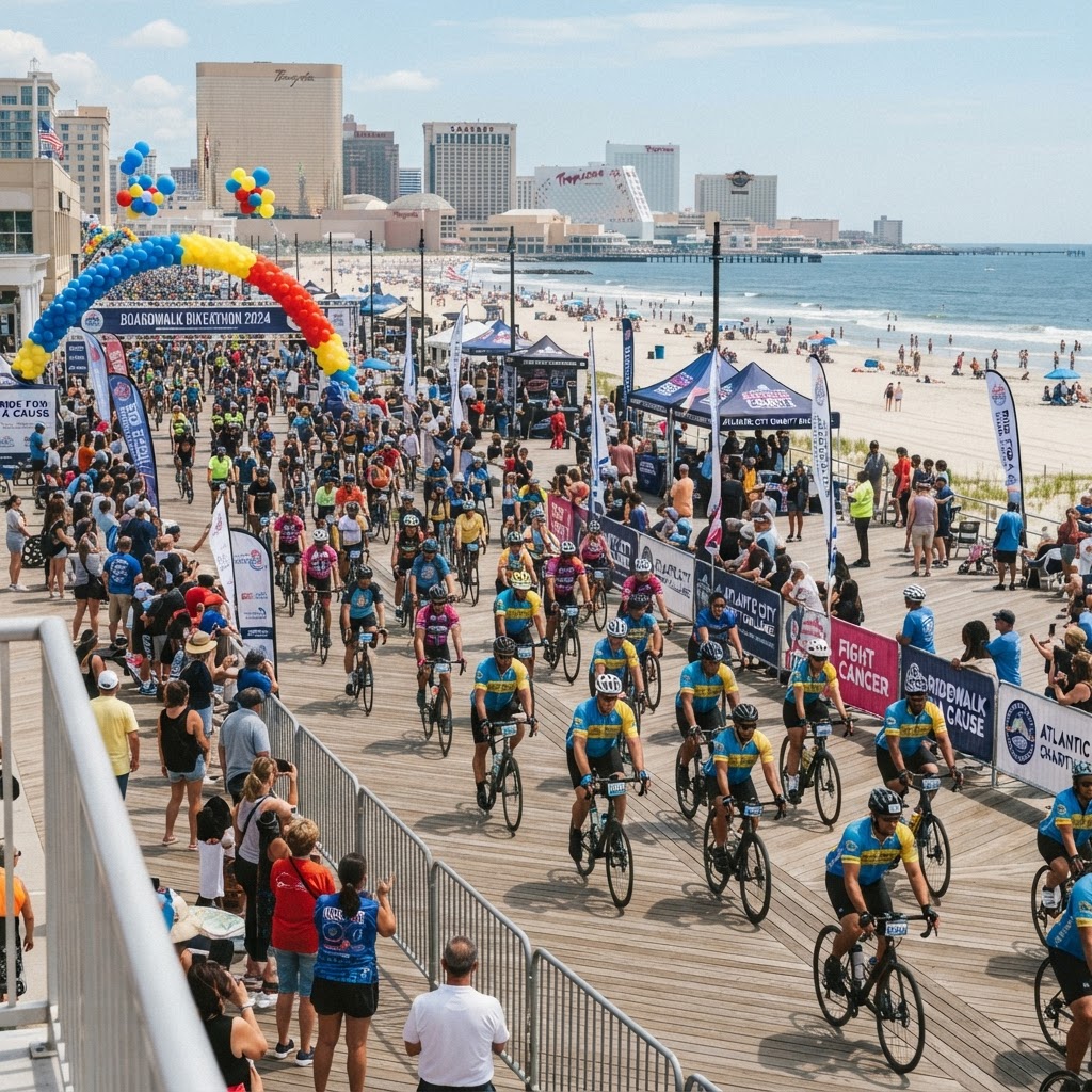 Charity Cycling Events in Atlantic City: Riding for a Cause