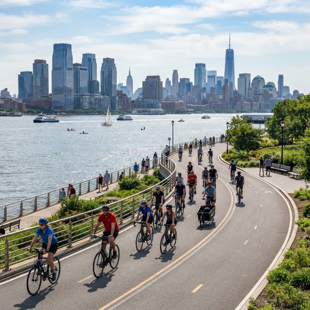 The Hoboken–Jersey City Waterfront Connector: A Cyclist's Guide
