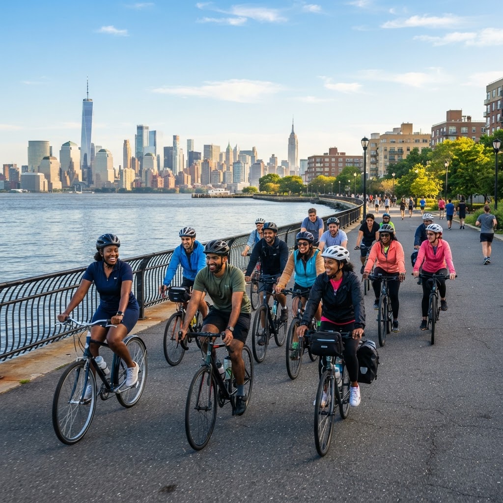 Hoboken cycling community group ride