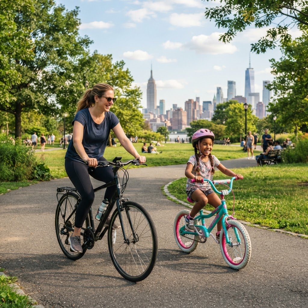 Family Cycling in Hoboken: Kid-Friendly Routes and Parks