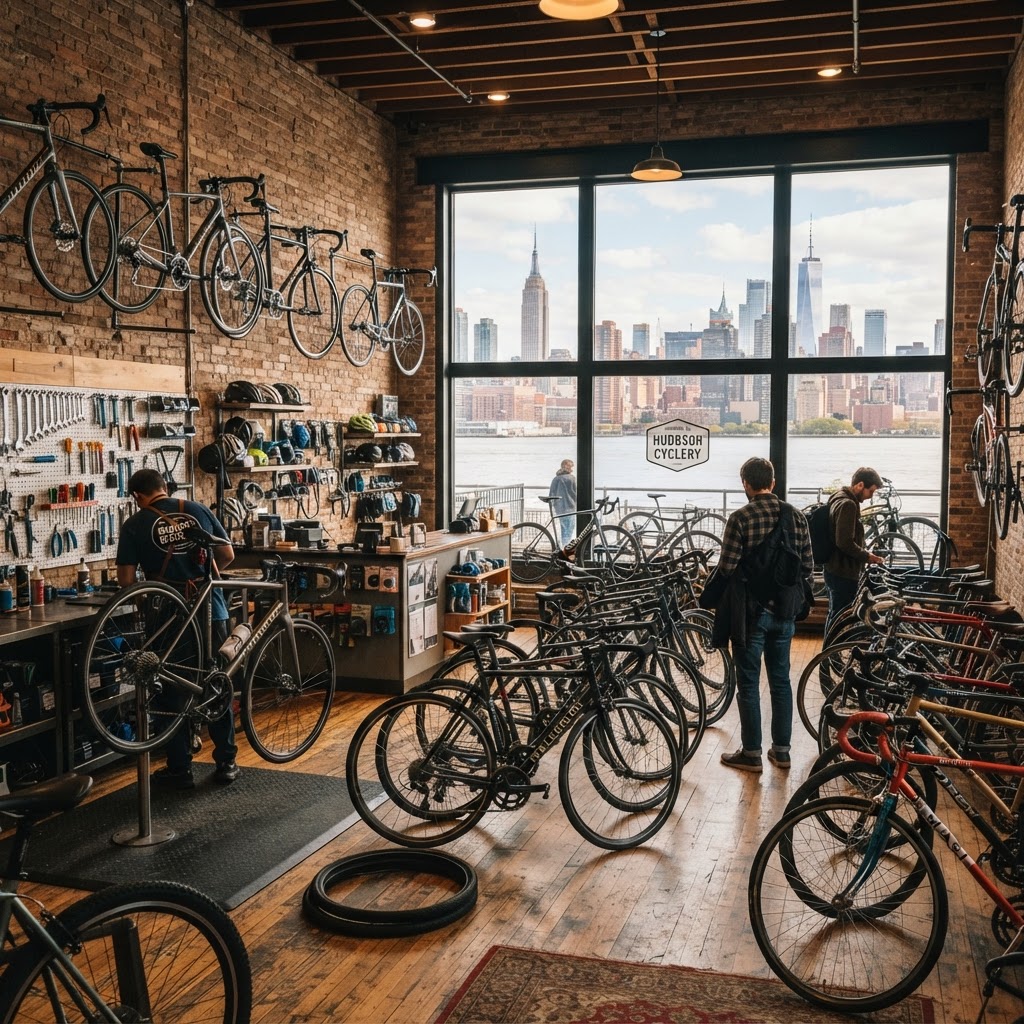 Bike shop in Hoboken