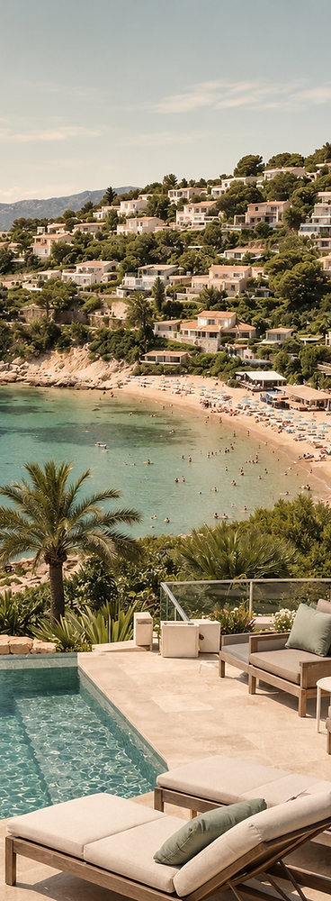 Buiterruimte van een villa aan de Costa Blanca