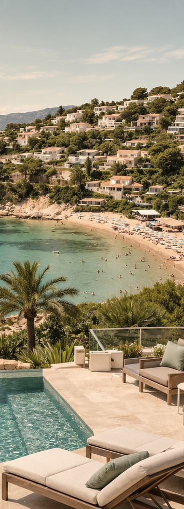 Lichte woonkamer van een villa aan de Costa Blanca
