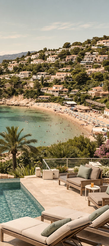 Strand bei Sonnenuntergang an der Costa Blanca