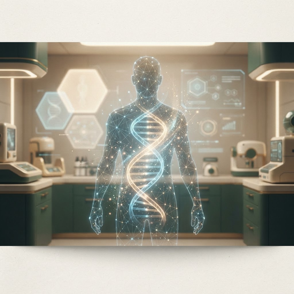 精准医学透过解码基因,为每位病人量身打造专属的治疗方案。