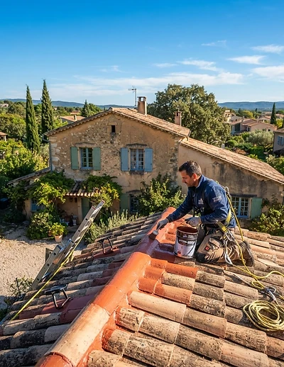 Peinture de toiture