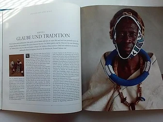 Book spread on Ndebele faith and tradition