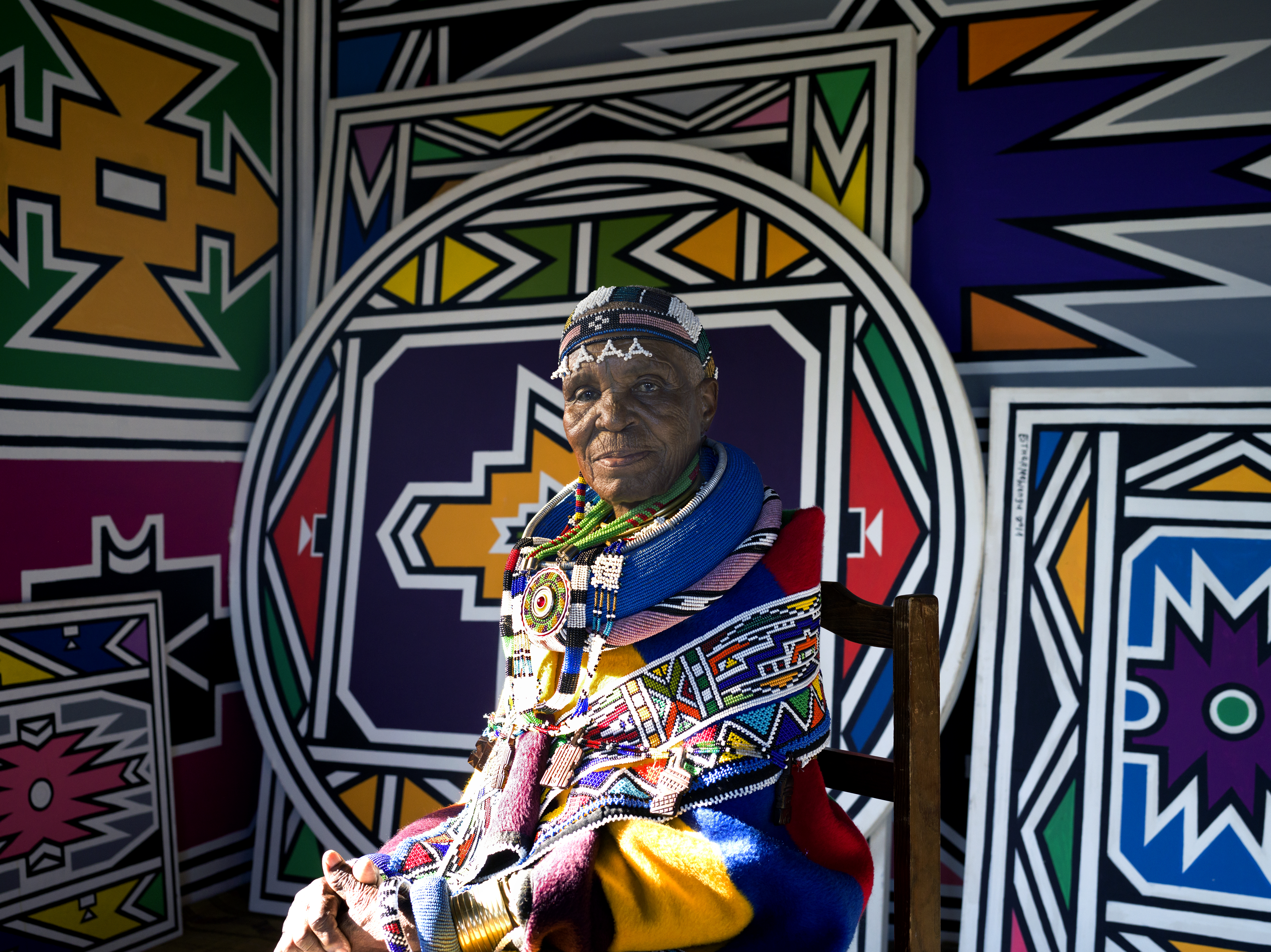 The Art Woman: Esther Mahlangu's Ndebele Art Renaissance