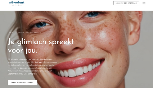 NÜVODENT — WEB / HEALTHCARE case by Dalmaco