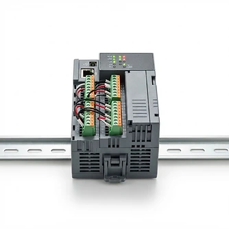 SCALANCE XR552-12M; managed IE Switch; 19" Rack; 4x 1000/10000 Mbit/s SFP+; 12x 100/1000 Mbit/s 4-Port-Medienmodule, elektrisch, elektrisch PoE oder optisch; LED-Diagnose; Fehlermelde- Kontakt; Select/Set-Taster, PROFINET IO Device, Netzwerk- Management, integrierter Redundanz-Manager; Office Features (RSTP, VLAN, IGMP, ...); C-PLUG im Lieferumfang Layer 3 vorbereitet; Ports vorn.