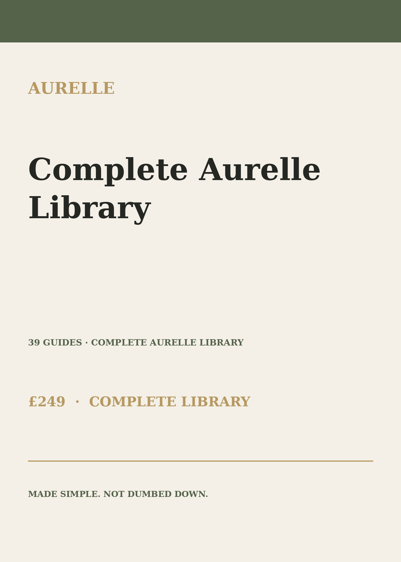 Complete Aurelle Library cover — 15 guides across AI, Digital Life, Apple, Google and Productivity.