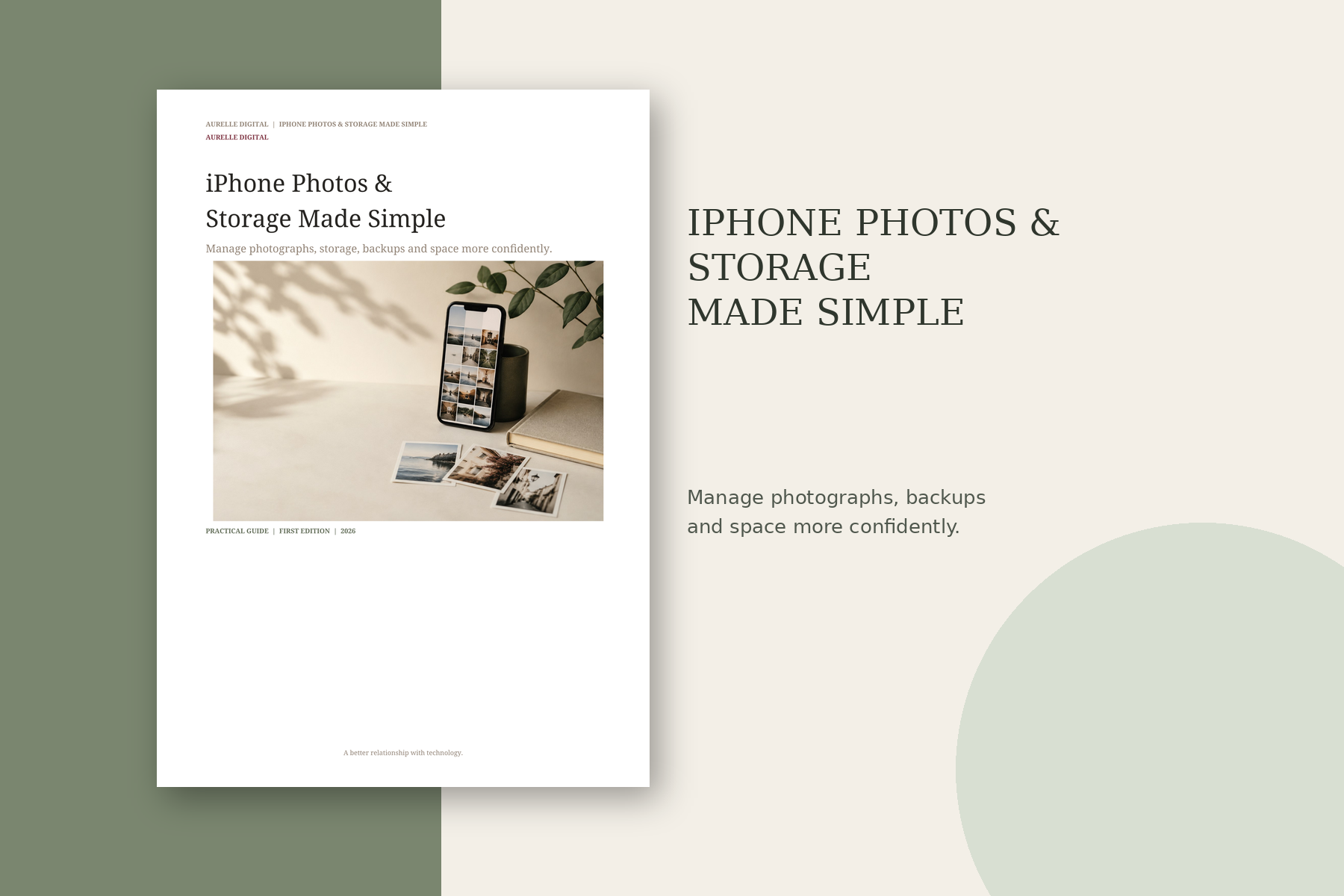 iPhone Photos & Storage Made Simple cover