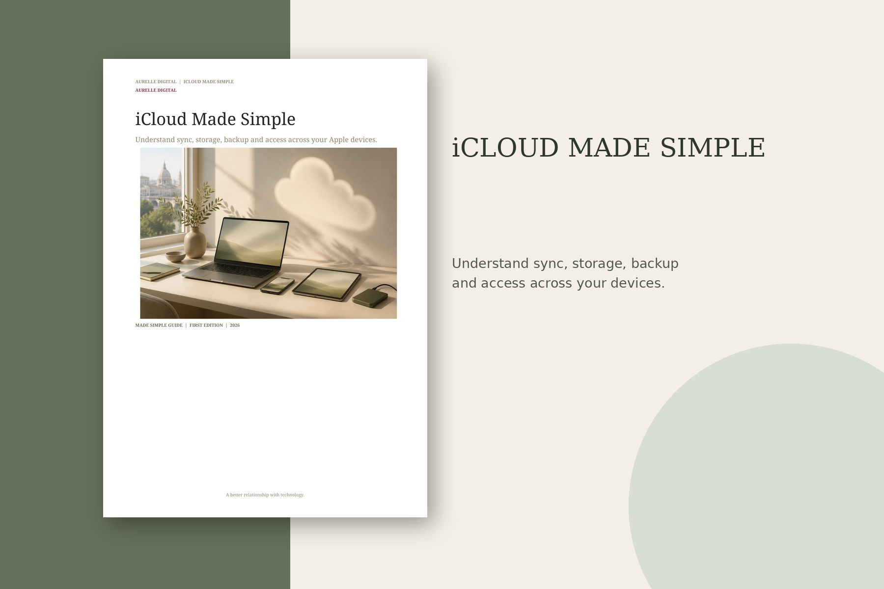 iCloud Made Simple — cover, First Edition 2026