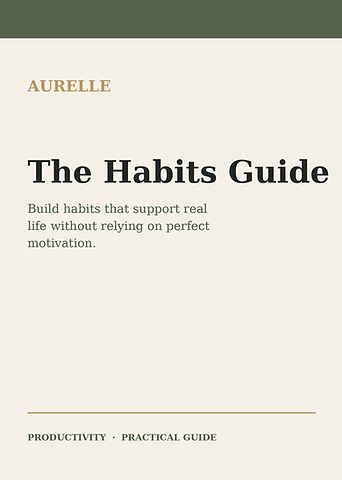 The Habits Guide cover — Aurelle Digital