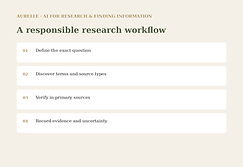 Find Information You Can Trust With AI — Workflow