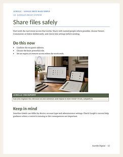 Organise Your Google Drive — Sharing and Permissions
