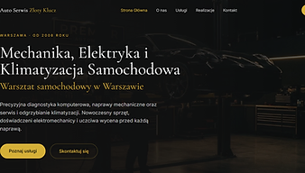 Auto Serwis Złoty Klucz — Projekt 1