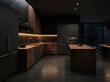 Bespoke Walnut Kitchen after — LN Carpentry LTD, Kitchens, Gloucester