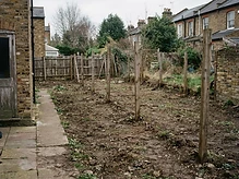Garden Pergola & Fencing before — LN Carpentry LTD, Fencing, Gloucester