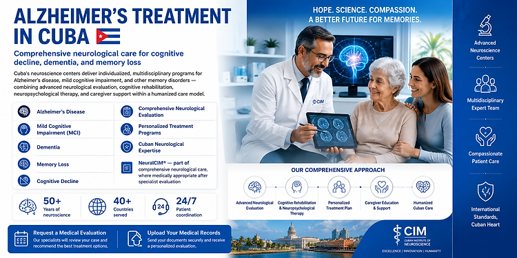 Alzheimer's Treatment in Cuba — comprehensive neurological care for cognitive decline, dementia, and memory loss