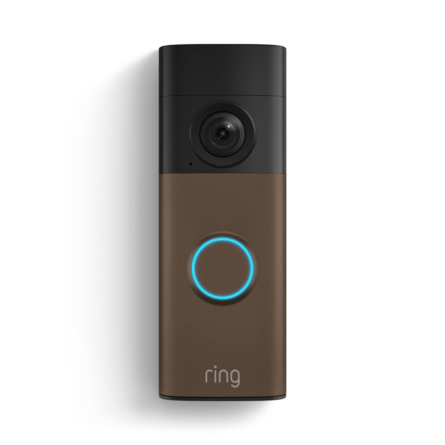 Ring video doorbell unit ready to be fitted at an Allen, Texas front entry